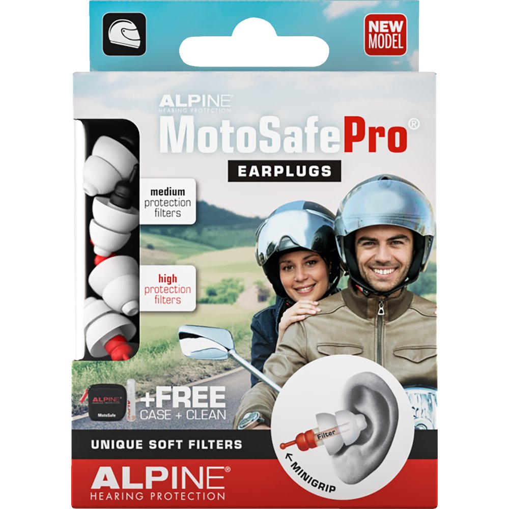 Alpine Hearing Protection MotoSafe Pro Earplugs 111.23.112