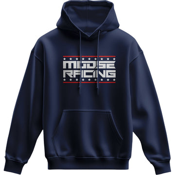 Moose Offroad Youth All-American Hoodie - Navy - Small 3052-0698