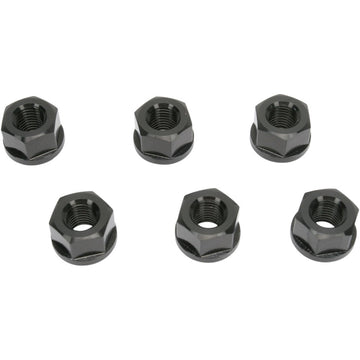 Driven Racing Aluminum Sprocket Nuts - Black - M10 x 1.25 DSNBK