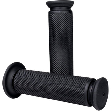 Driven Racing Diamond MX Grips - Closed Ends - Black D637BK