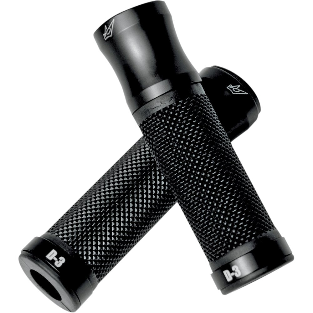 Driven Racing 7/8" D3 Grips - Black/Black D3BK