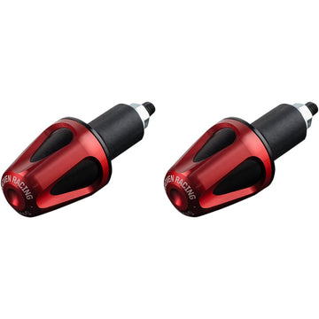 Driven Racing D-Axis Handlebar End - Red/Black DXB-RD