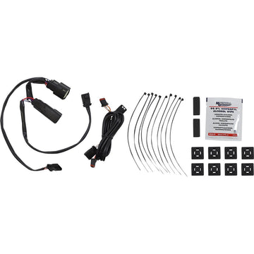 Custom Dynamics Latch Light - Saddlebag - Dual Color - Smoke - Chrome CD-SBL-DC4-SC