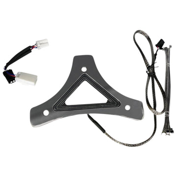 Custom Dynamics LED Backrest Light - Run/Brake - Chrome CD-BR-BCMXL-C