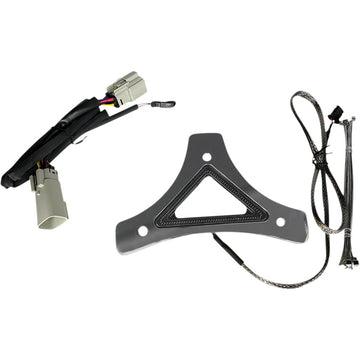 Custom Dynamics LED Backrest Light - Run/Brake - Chrome CD-BR-TKE-C