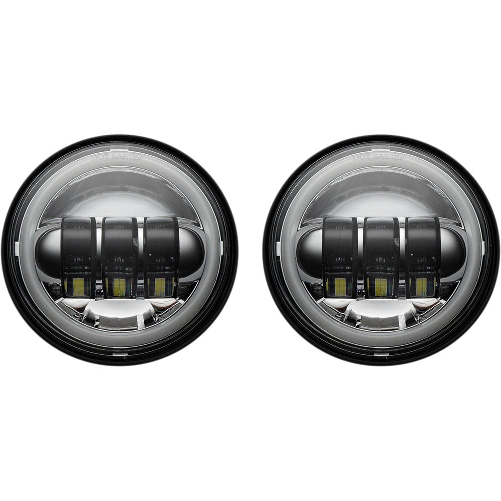 Custom Dynamics 4-1/2" Passing Lamps - Chrome PG-45-C