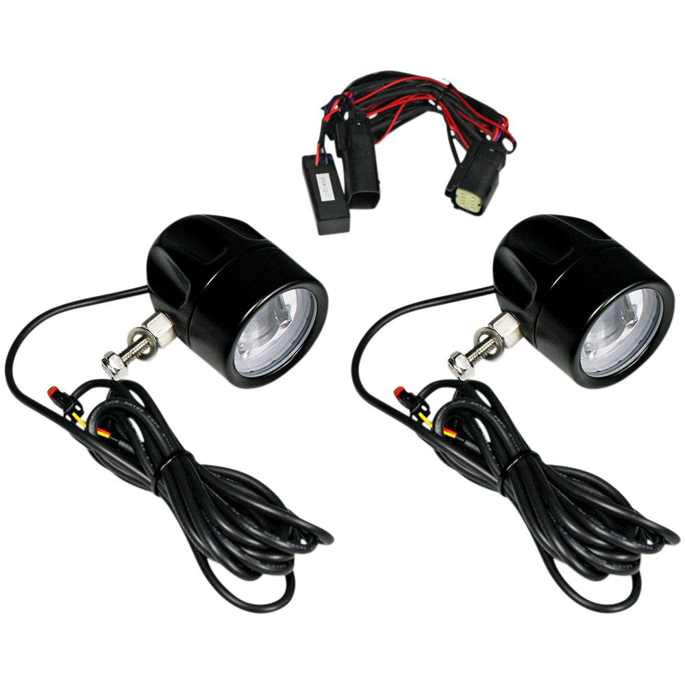 Custom Dynamics Fog Light - Black - Clear Lens PB-FOG-SS8-B