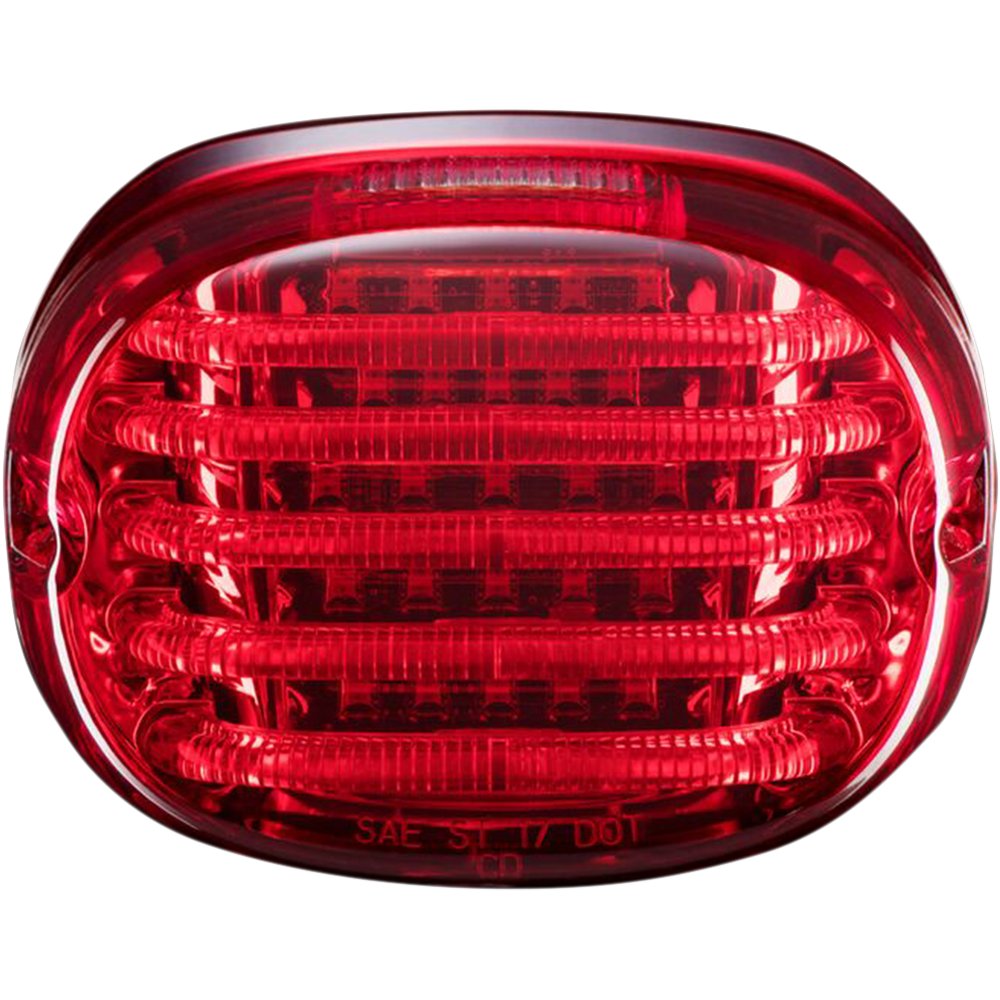 Custom Dynamics Taillight - with License Plate Illumination Window - Red PB-TL-SBW-R