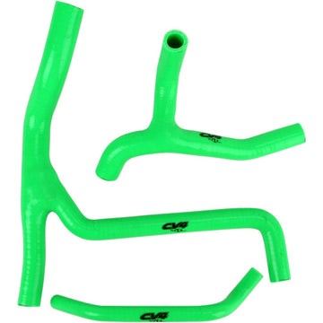CV4 Performance Radiator Hose Kit - Green - Kawasaki SFSMBC140G
