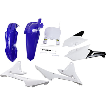 Cycra 5 Piece Replica Body Kit - OE White/Blue/Black - YZ 250F/450F 1CYC-9412-00
