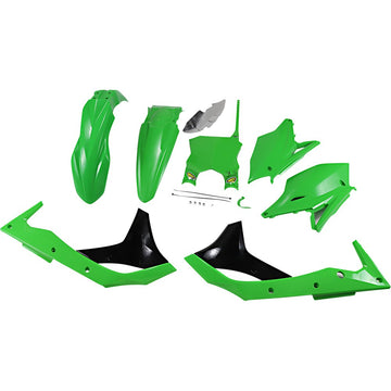 Cycra 5 Piece Replica Body Kit - '20 OEM Green/Black - KX 250F 1CYC-9419-00