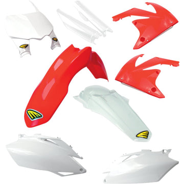 Cycra Body Kit - Powerflow - Red/White 1CYC-9304-02