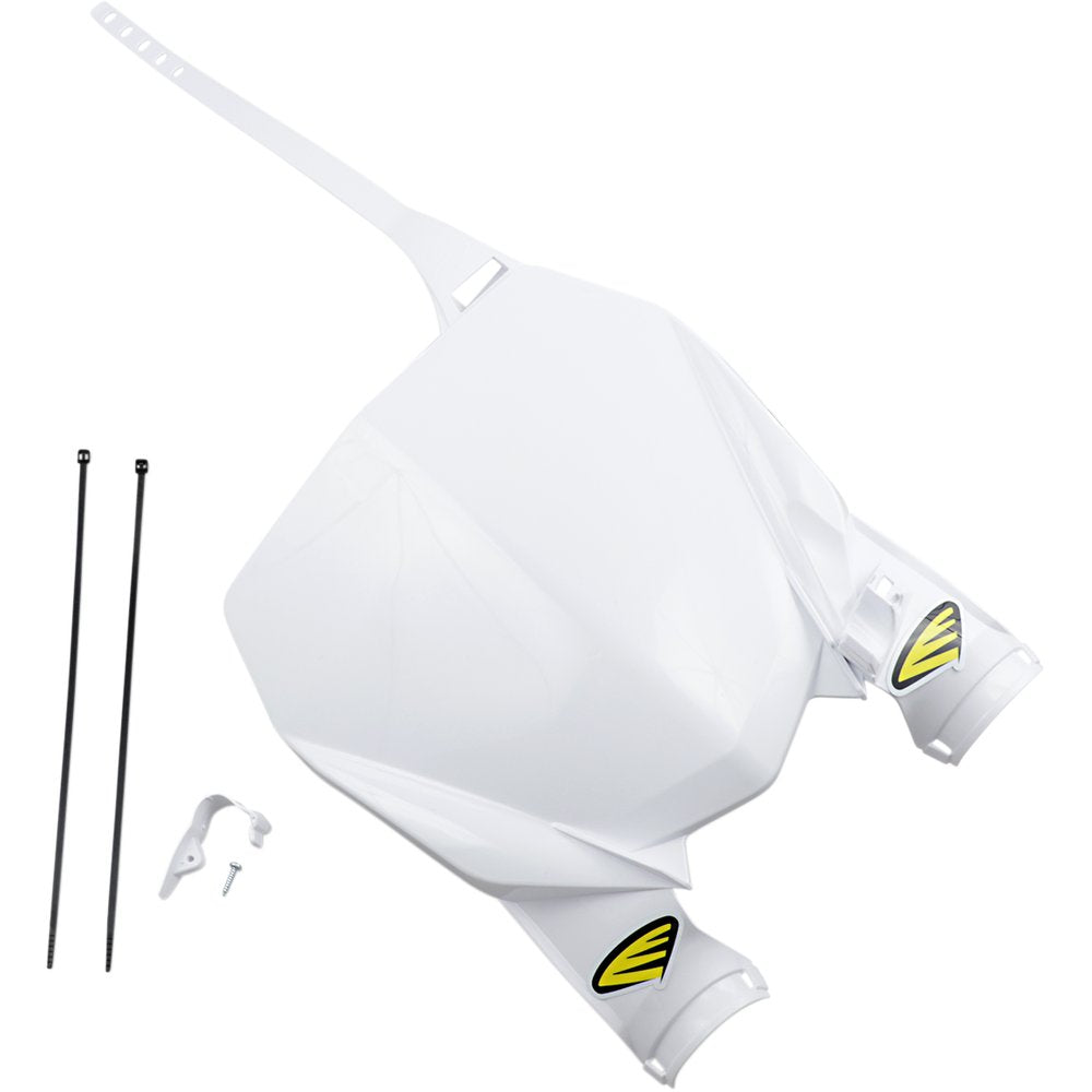 Cycra Stadium Number Plate - White - YZ 250F/FX | 450F/FX 1CYC-0991-42