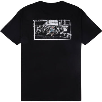 DEEGAN APPAREL Holeshot T-Shirt - Black - Medium DMTSS3027BLKM