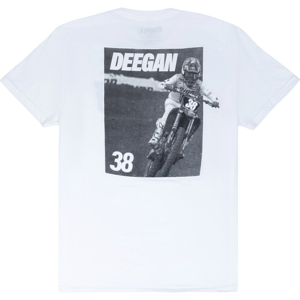 DEEGAN APPAREL MX2 T-Shirt - White - Large DMTSS3026WHTL
