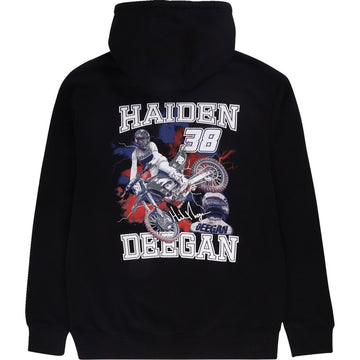 DEEGAN APPAREL 38 Hoodie - Black - 2XL DMTFP3004BLK2XL