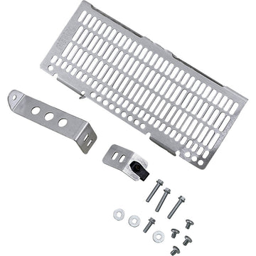 DEVOL Radiator Guard - Brushed Aluminum - Yamaha 0101-5401