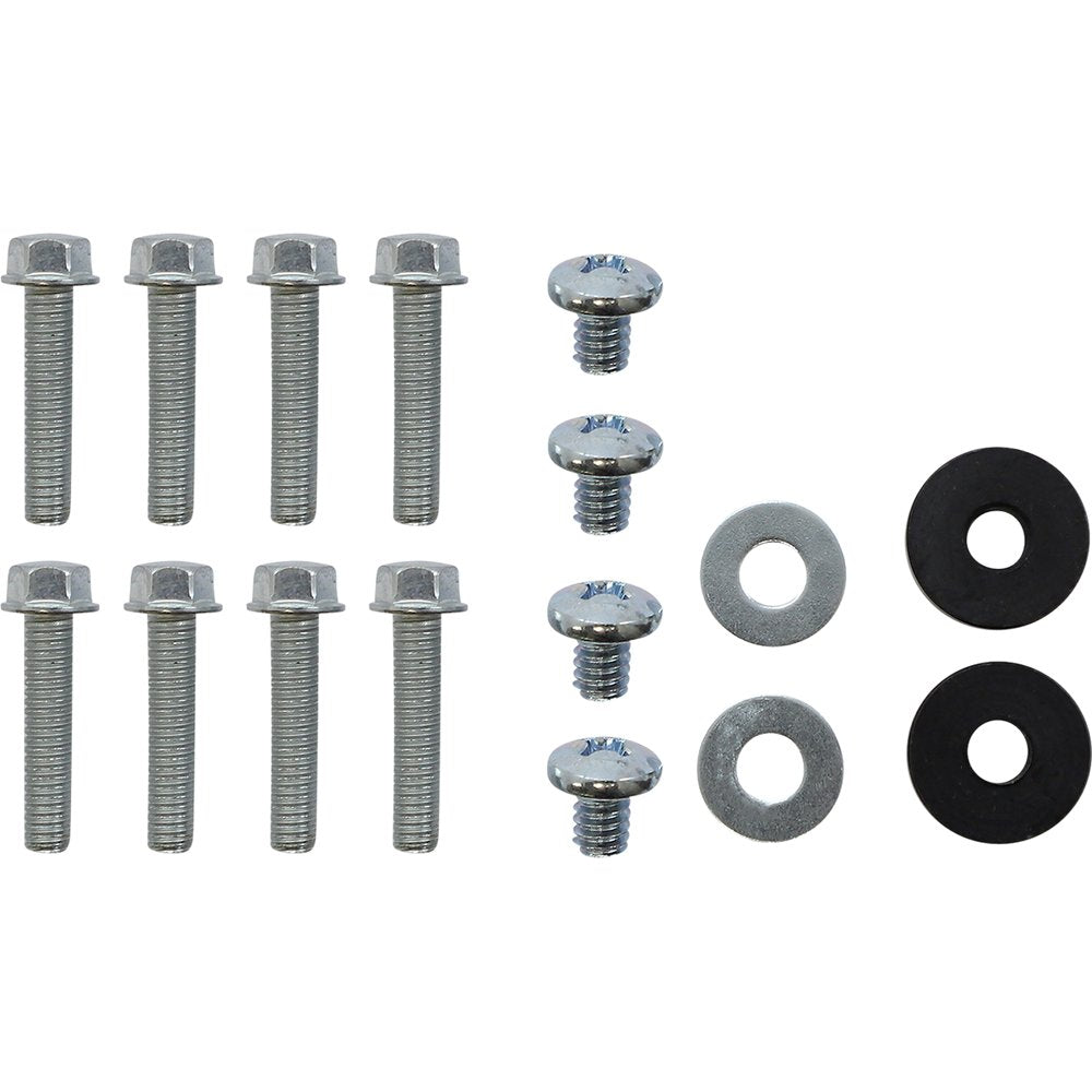 DEVOL Radiator Guards - Brushed Aluminum - Kawasaki 0101-2406