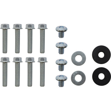 DEVOL Radiator Guards - Brushed Aluminum - Kawasaki 0101-2406