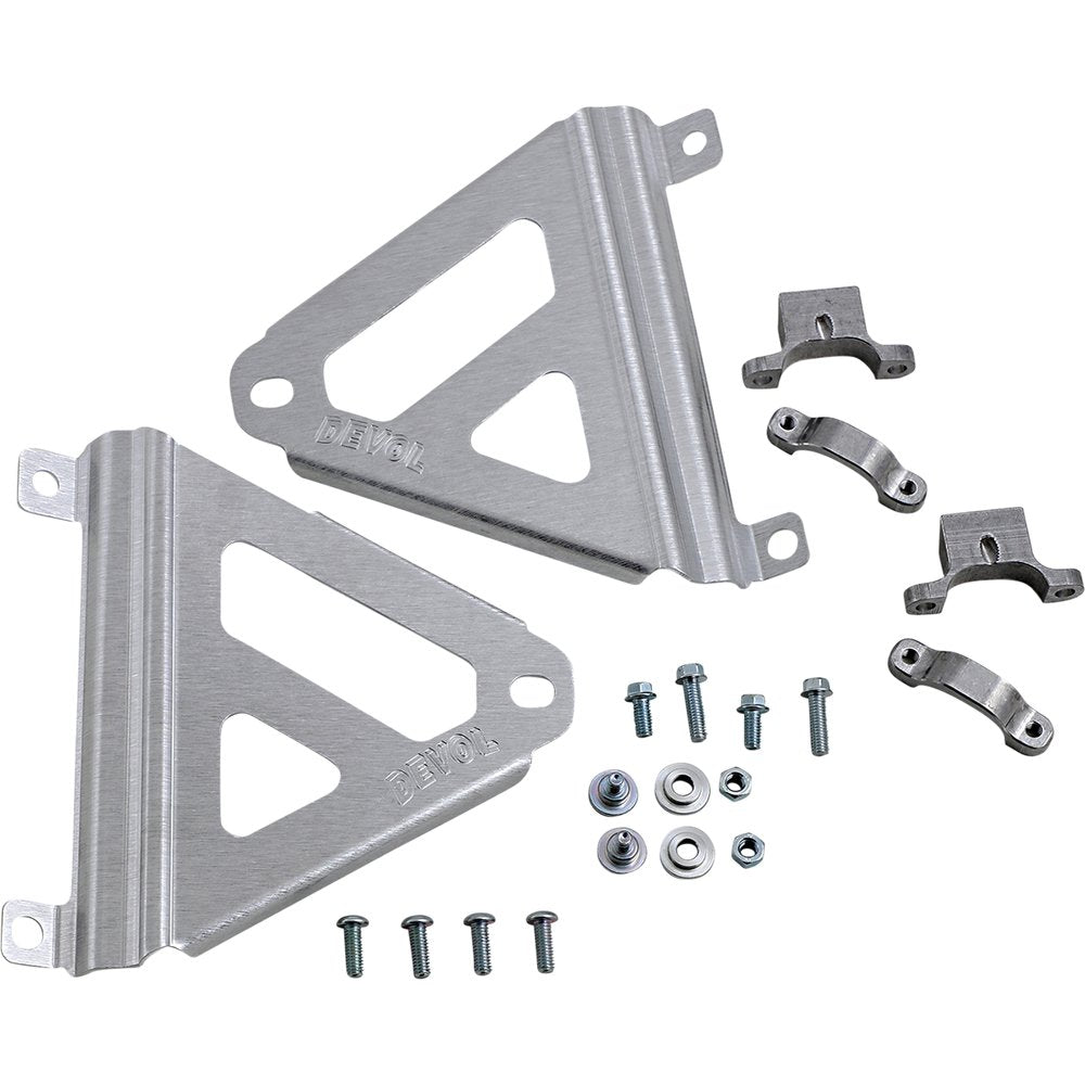 DEVOL Radiator Race Brace Set - Honda 0122-1205