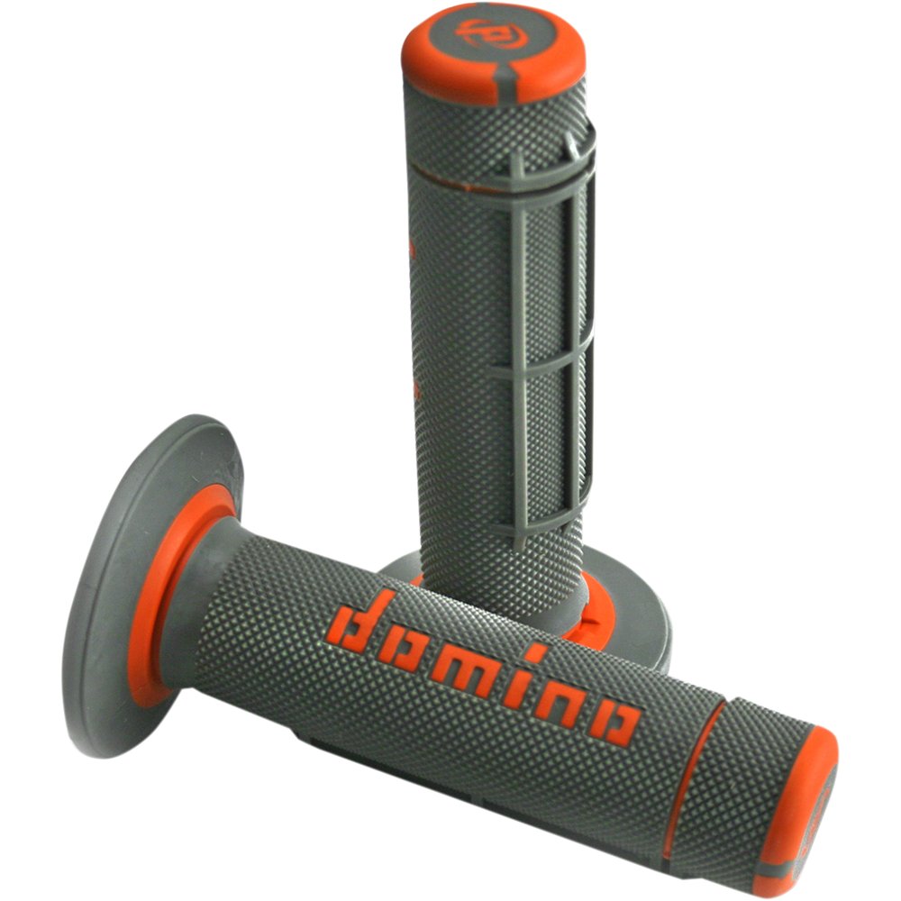 DOMINO Dually Grips - Half Waffle - Gray/Orange A02041C4552A7-1