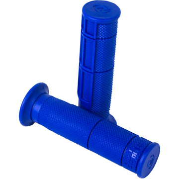 DOMINO Victor Half Waffle Grips - ATV - Blue 0900.82.42.06-0