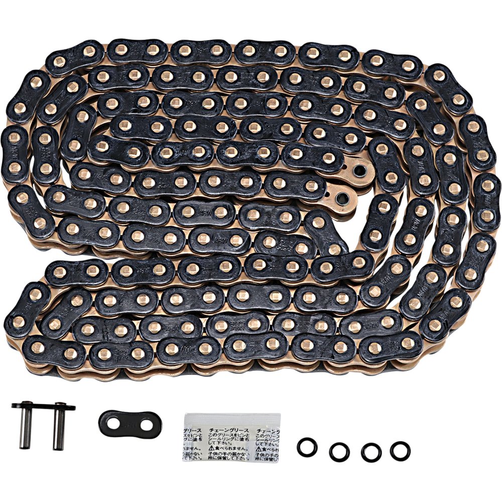 EK 525 ZVX3 - Sportbike Chain - 160 Links - Black/Gold 525ZVX3-160KG