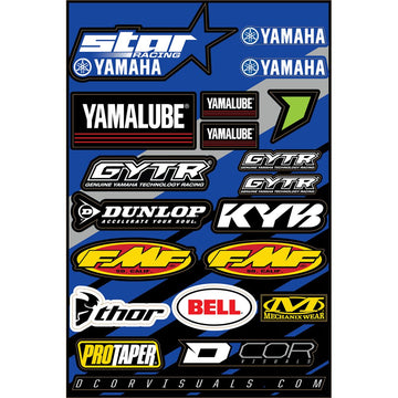 D'COR VISUALS Decal Sheet - Star Yamaha 40-50-116