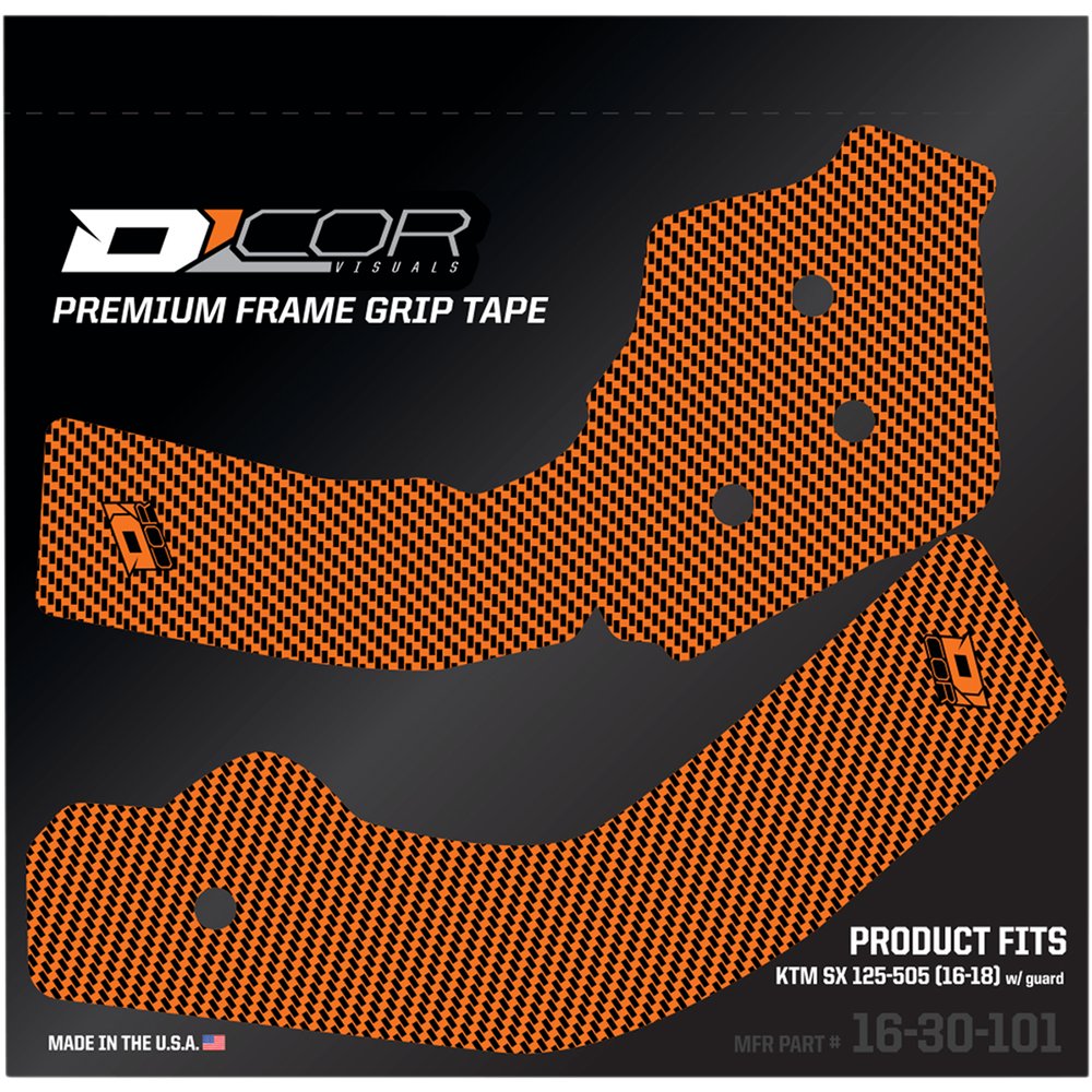 D'COR VISUALS Frame Grip Tape - Orange - KTM 16-30-101