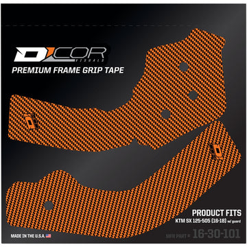 D'COR VISUALS Frame Grip Tape - Orange - KTM 16-30-101