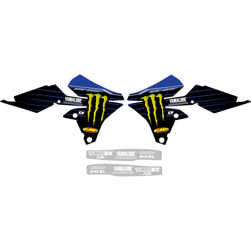 D'COR VISUALS Graphic Kit - '22 Star Yamaha - YZ 450 F '14-'17 10-50-502