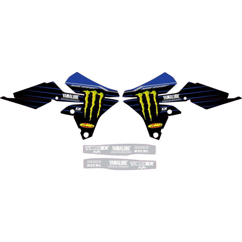 D'COR VISUALS Graphic Kit - '22 Star Yamaha - YZ 250 F '14-'18 10-50-302
