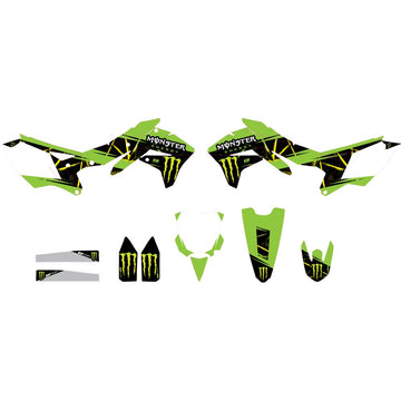D'COR VISUALS Graphic Kit - Monster Energy Slash - KXF 450 20-20-135