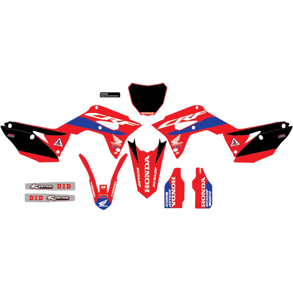 D'COR VISUALS Graphic Kit - HRC Honda - CRF250R/450R 20-10-611