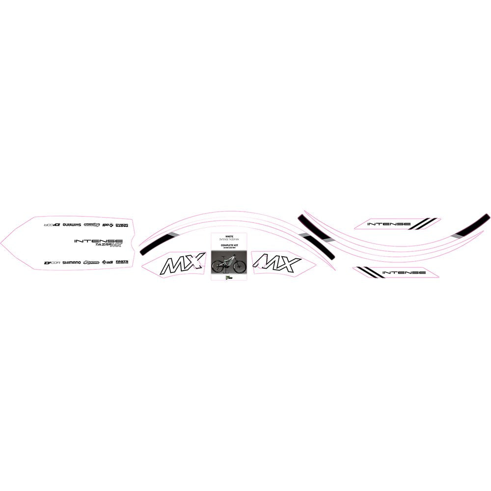D'COR VISUALS Graphics Kit for Tazer MX - White 10-80-100-WH