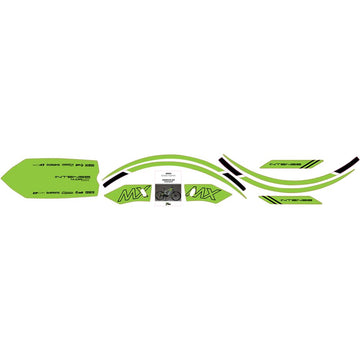 D'COR VISUALS Graphics Kit for Tazer MX - Green 10-80-100-GR