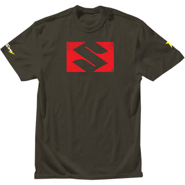 D'COR VISUALS Suzuki Bold S T-Shirt - Black - 2XL 80-121-5