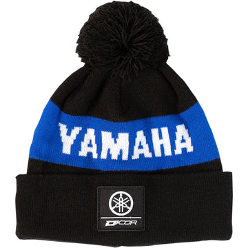 D'COR VISUALS Yamaha Stripe Beanie - Black/Blue 70-132-1
