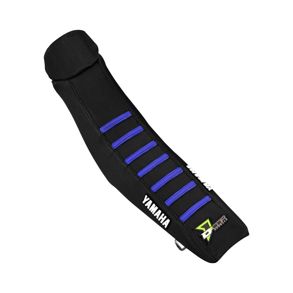 D'COR VISUALS Seat Cover - Black/Blue - YZ '23-'25 30-50-500