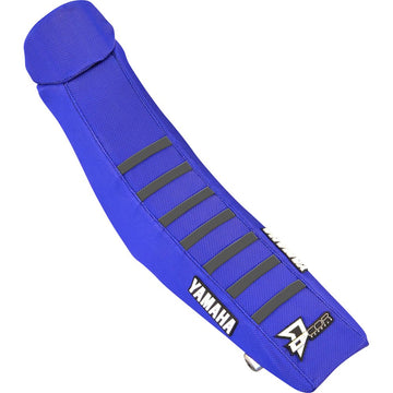 D'COR VISUALS Seat Cover - Blue w/ Dark Gray Ribs - YZ '22-'25 30-50-145