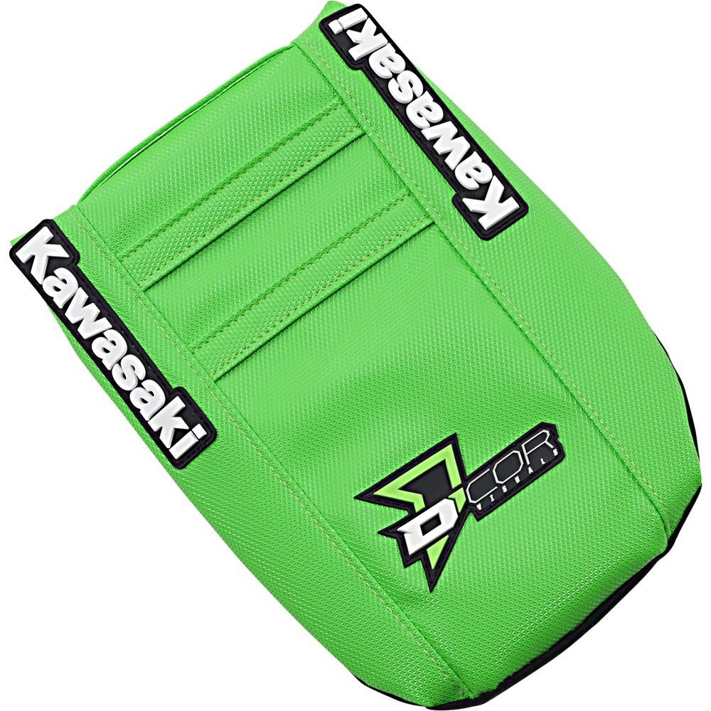 D'COR VISUALS Seat Cover - Green - KX '19-'25 30-20-483