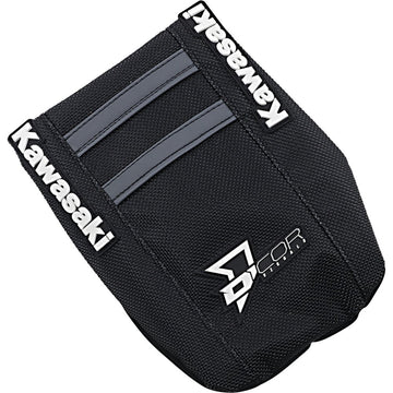 D'COR VISUALS Seat Cover - Black/Gray - KX '19-'25 30-20-481