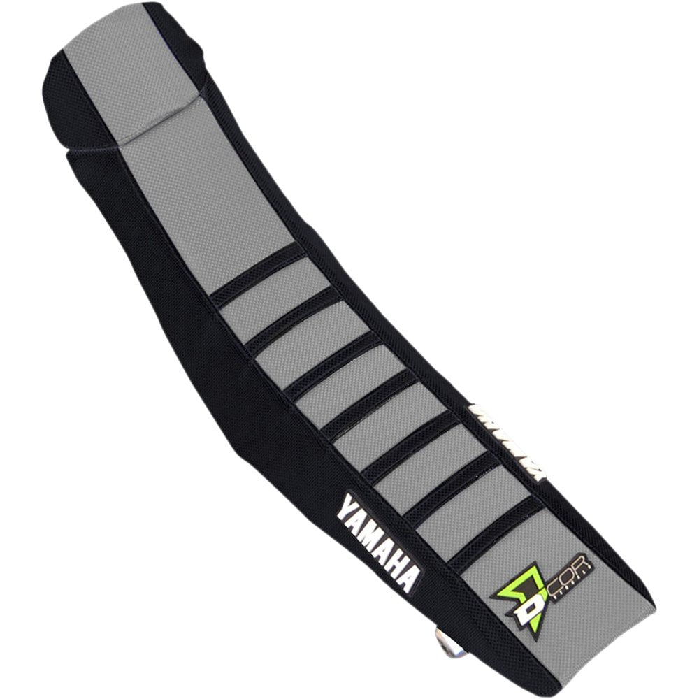 D'Cor Visuals Seat Cover - Black/Gray - YZ250F/450F '18-'23 30-50-479