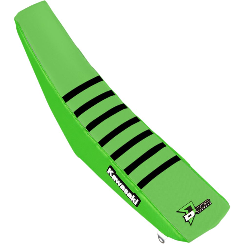 D'COR VISUALS Seat Cover - Green/Black - KX250F/450F '16-'20 30-20-461