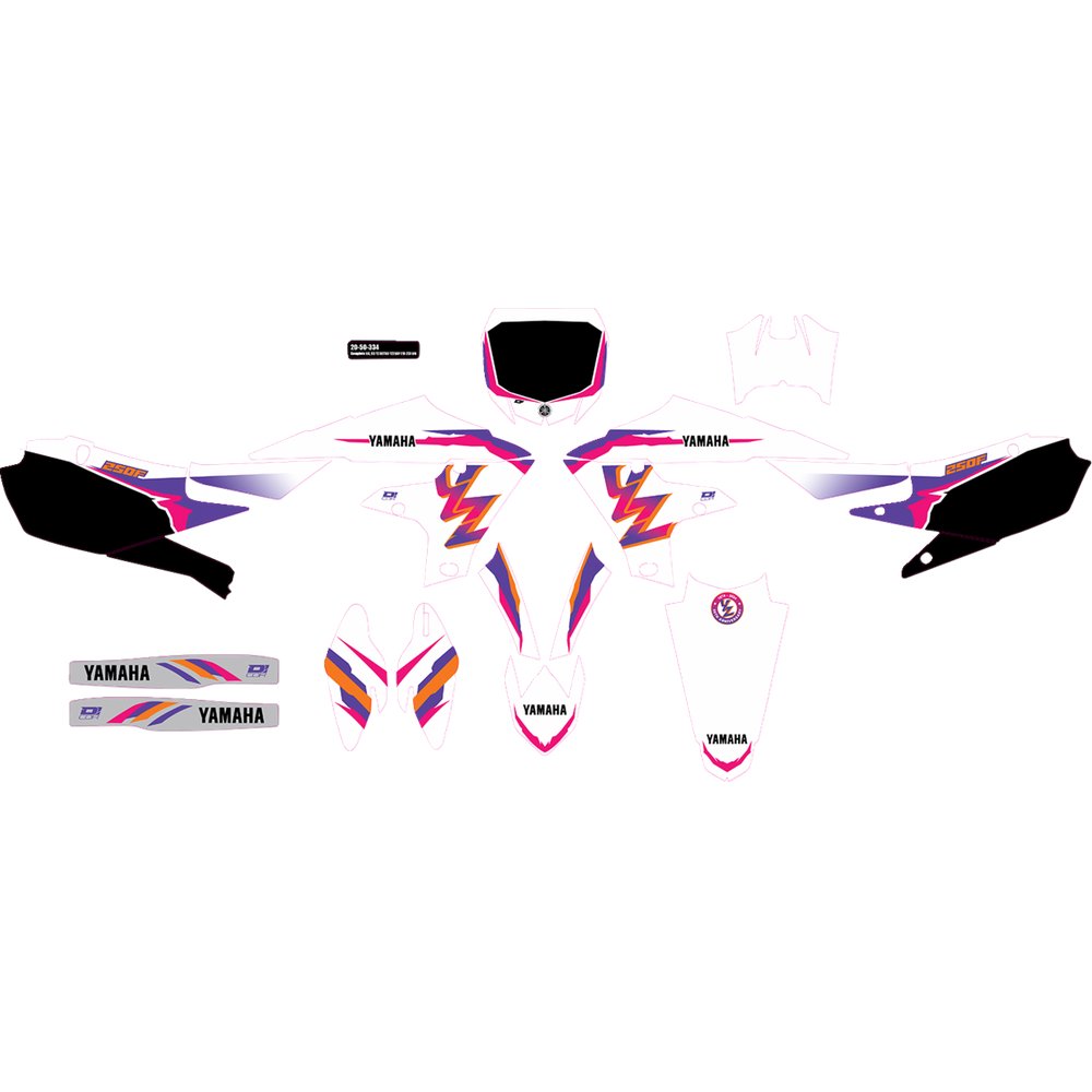 D'COR VISUALS Graphic Kit - '93 YZ Retro - YZ 250 F '19-'23 20-50-334