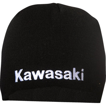 D'COR VISUALS Kawasaki Factory Beanie - Black 70-149-1