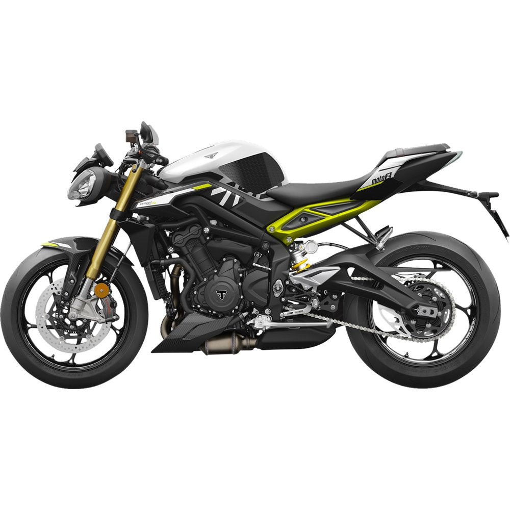 STOMPGRIP Traction Pad Tank Grips - Icon - Black - Street Triple 765 55-14-0199B