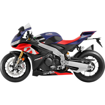 STOMPGRIP Traction Pad Tank Grips - Icon - Black - RSV4/Tuono V4 55-14-0180B