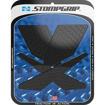 STOMPGRIP Traction Pad Tank Grips - Icon - Black - KLX 300/SM 55-14-0089-1B