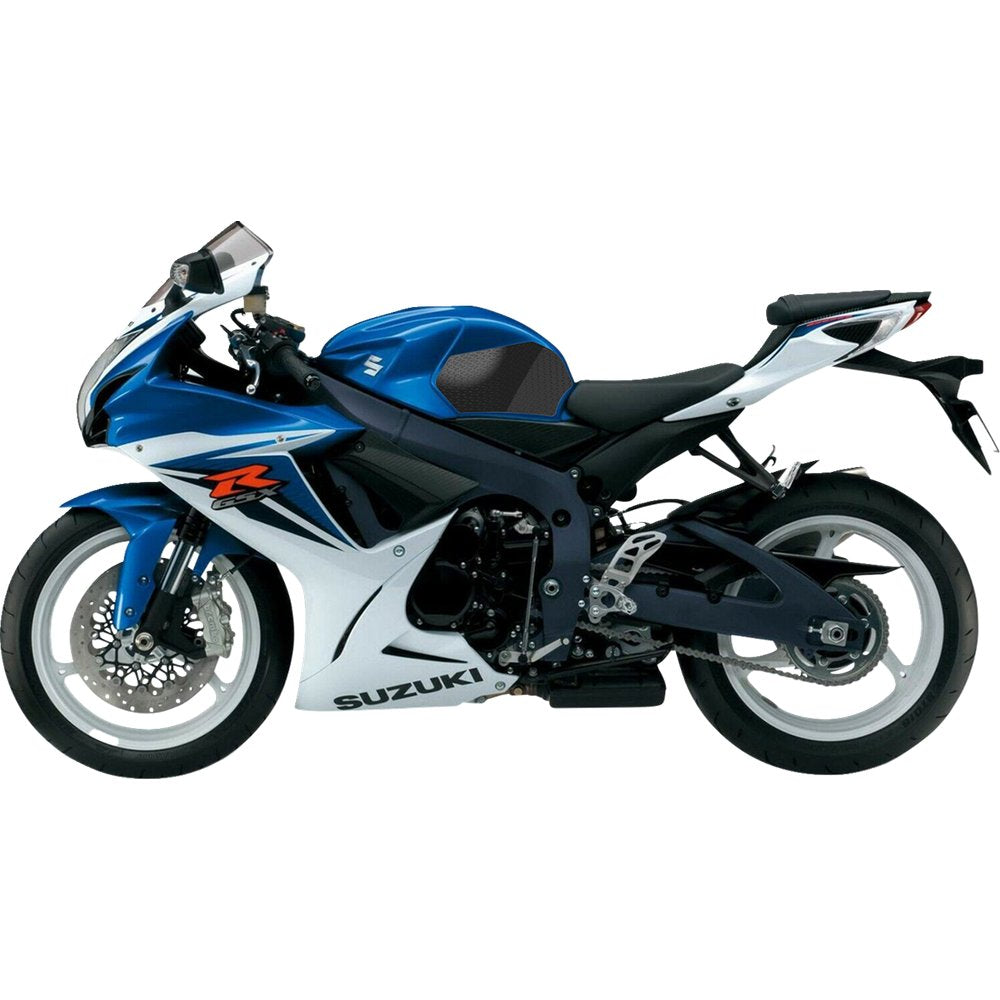 STOMPGRIP Traction Pad Tank Grips - Icon - Black - GSX-R 600/750 55-14-0057B